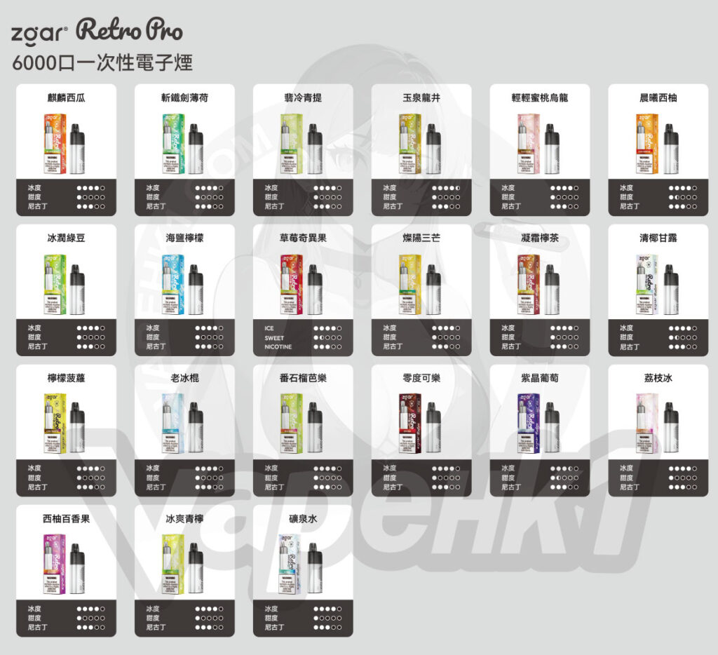 zgar retro vape 電子煙